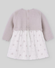 VESTIDO PTO/TELA PLUMETY ESTAMPADO "ERIZOS"