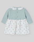 VESTIDO PTO/TELA "SEMILLA"