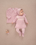 VESTIDO PUNTO ALG/CASH C/PUNTILLA "PASCUA"