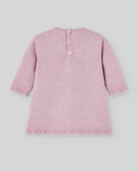 VESTIDO PUNTO ALG/CASH C/PUNTILLA "PASCUA"