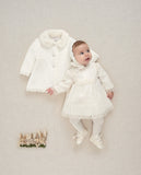 VESTIDO JAQUARD ML C/BRAGA "PAZ"