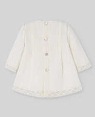 VESTIDO JAQUARD ML C/BRAGA "PAZ"