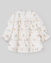 VESTIDO ESTAMPADO "POMPON"