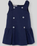 VESTIDO LINO ALGODON BOTONES INFANTIL "ESLORA"