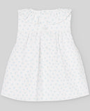 VESTIDO TELA C/NIDO DE ABEJA "EDEN V26"