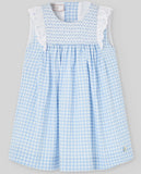 VESTIDO CUADROS C/NIDO DE ABEJA "ANADE"