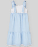 VESTIDO LARGO CUADROS "ANADE"