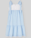 VESTIDO LARGO CUADROS "ANADE"