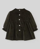 VESTIDO VELVETON "NADAL" Verde Caza