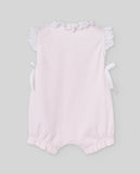 PELELE MC C/ LAZOS Y PUNTILLA "INTERLOCK V26" ROSA