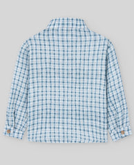 CAMISA CUADROS  C/MAO "POMPON"