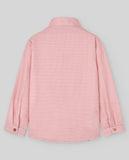 CAMISA NIÑO CUADROS "LUMBRE" TEJA