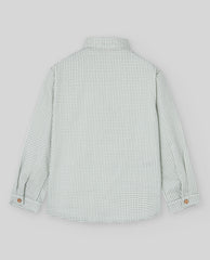 CAMISA NIÑO CUADROS "LUMBRE" VERDE