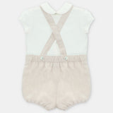 CONJ. CAMISA Y SHORT BOMBACHO "QUEBEC" BEIGE