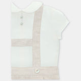 CONJ. CAMISA Y SHORT BOMBACHO "QUEBEC" BEIGE