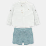 CONJ. CAMISA Y SHORT NIÑO "ALBERTA"