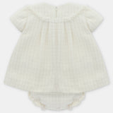 VESTIDO C/BRAGA "DERBY" CRUDO