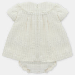 VESTIDO C/BRAGA "DERBY" CRUDO