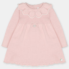 VESTIDO PUNTO NIÑA BULNES ROSA PALO