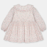 VESTIDO TELA ESTAMPADA NIÑA LENA ROSA