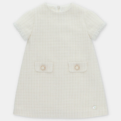 VESTIDO INFANTIL "DERBY" CRUDO