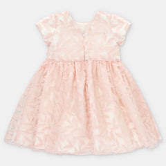 VESTIDO TELA NIÑA CALGARY ROSA PALO