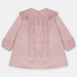 VESTIDO TELA PANA NIÑA LENA ROSA EMPOLVADO