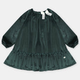 VESTIDO TELA TERCIOPELO NIÑA TINEO VERDE