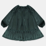 VESTIDO TELA TERCIOPELO NIÑA TINEO VERDE