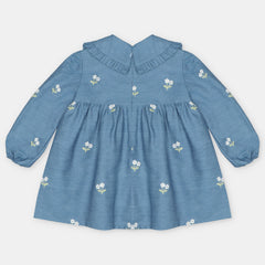VESTIDO DENIM FLOR NIÑA RIOSA DENIM