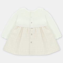 VESTIDO PTO/TELA "DERBY" CRUDO