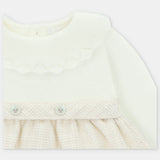 VESTIDO PTO/TELA "DERBY" CRUDO