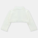 CÁRDIGAN PUNTO CORTO "DERBY" CRUDO