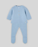 CONJ. JUBON + POLAINA "REGALO OI 26-27" AZUL TIZA