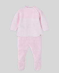 JUBON Y POLAINA  "REGALO V26" ROSA TIZA