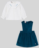 CONJ. PICHY VELVETON Y BLUSA "QUINTA"