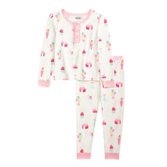 Pink Birthday Glow Pj Set