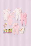 Ballerina Swaddle & Rattle Set