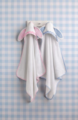 Pink Bunny Hooded Towel