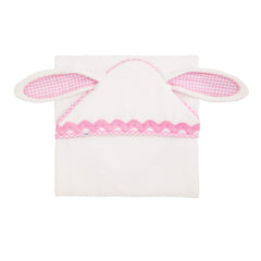 Pink Bunny Hooded Towel