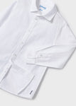 Camisa m/l basica blanca