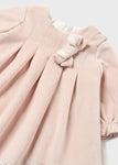 Vestido terciopelo m/l soft pink