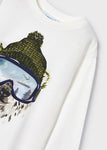 Camiseta lenticulasr oso ski nata