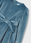 Vestido terciopelo bluebell