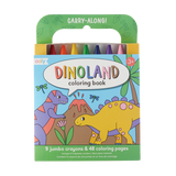 Set Libro para Colorear + Crayones "Dinoland"