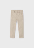 Pantalon chino basico beige