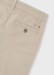 Pantalon chino basico beige