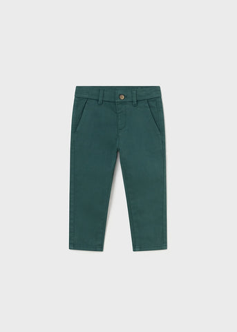 Pantalon chino basico jade