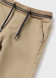 Pantalon jogger soft almendra