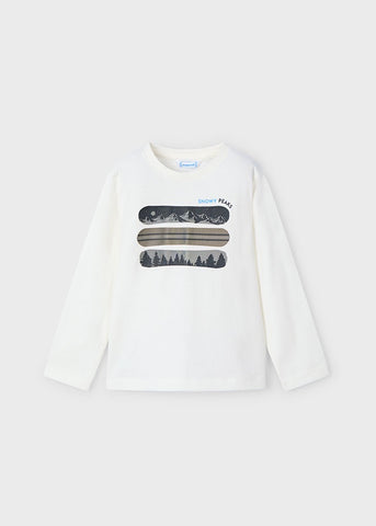 Camiseta m/l lenticular hd snow peaks